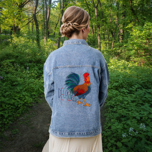 En Jean DeColores Cursillo Rooster Colorful Denim Veste