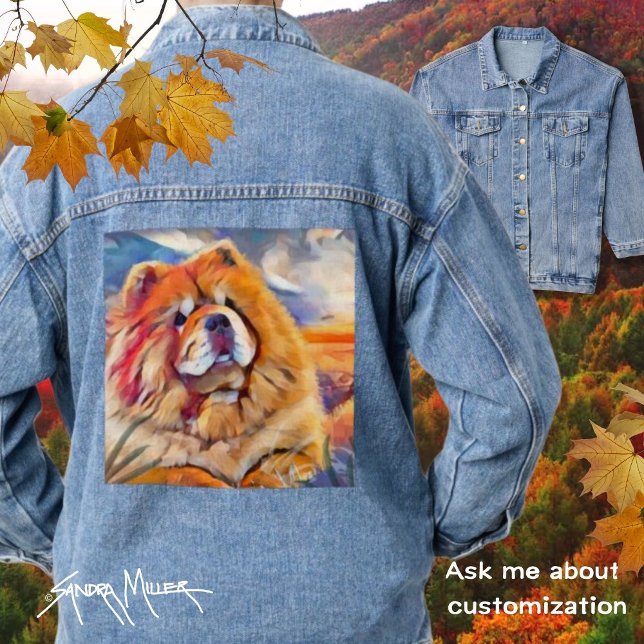 En Jean GOLDEN GIRL Chow Denim Veste (Créateur téléchargé)