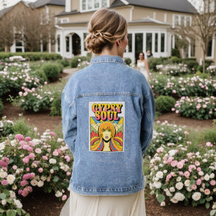 En Jean GYPSY SOUL VINTAGE HIPPIE Denim Veste