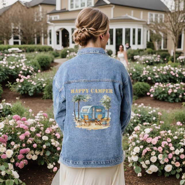 En Jean Happy Camper Femme Denim Veste (Mariage Retour)