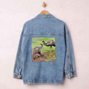En Jean Kangaroos Et Emu, Femme Denim Veste
