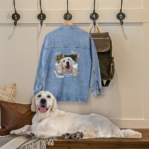 En Jean Meilleur chien jamais photo denim veste