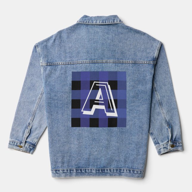 En Jean Moderne Monogramme Première veste de Denim personn (Verso)