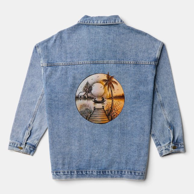 En Jean Style : Veste Denim Femme (Jean Jacket) (Verso)