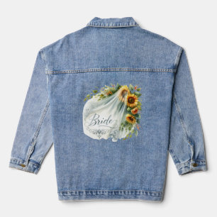 En Jean Veil nuptiale Sunflower Denim Veste