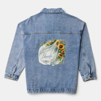 En Jean Veil nuptiale Sunflower Denim Veste