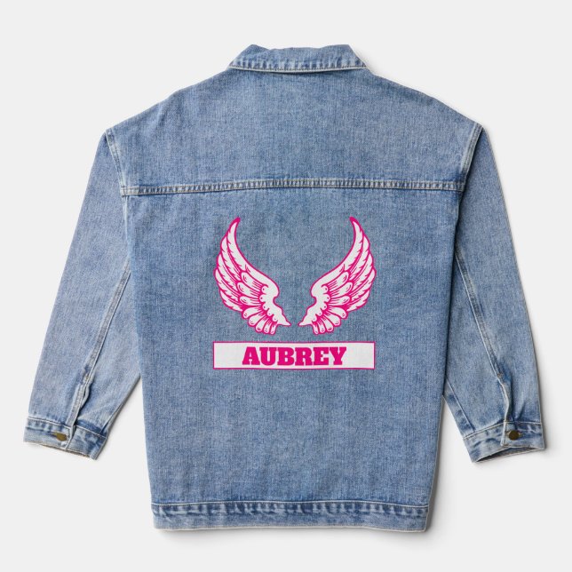 En Jean Veste Angel Wings Denim (Verso)