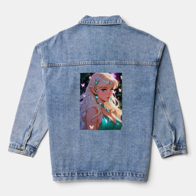 En Jean Veste Anime Denim (Verso)