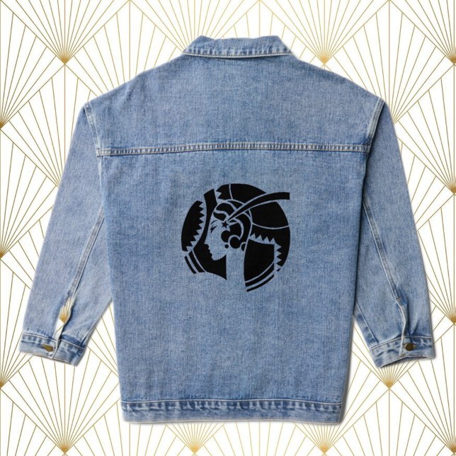 En Jean Veste Art Déco Lady Denim (Créateur téléchargé)