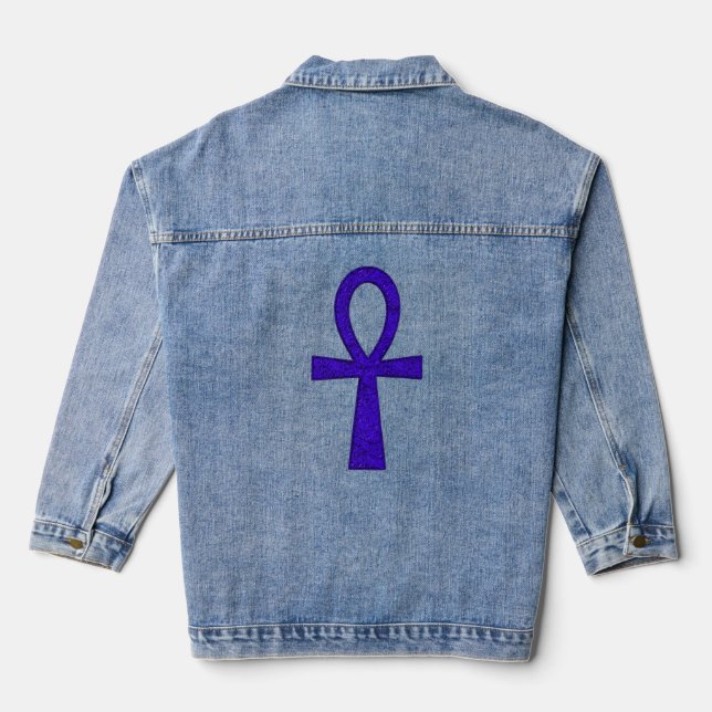 En Jean Veste Blue Ankh Denim (Verso)