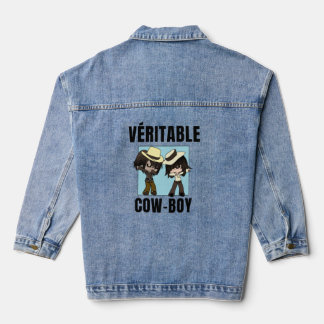 En Jean veste cowboy chibi