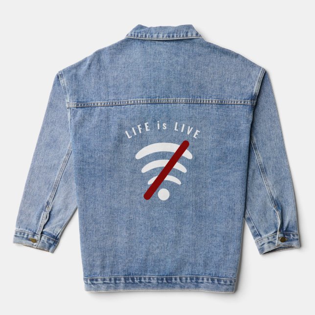 En Jean Veste Creative Denim (Verso)
