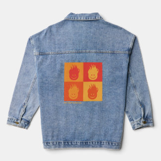 En Jean Veste de démoulage de la tête chaude