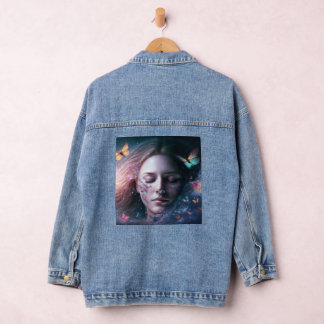 En Jean veste de denim pour femmes