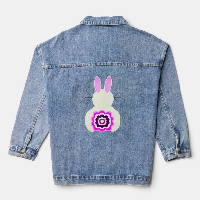 En Jean Veste de Pâques Bunny Denim (Verso)