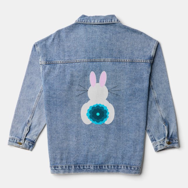 En Jean Veste de Pâques Bunny Denim (Verso)