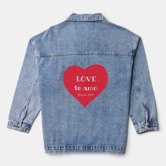 En Jean Veste Denim (Verso)