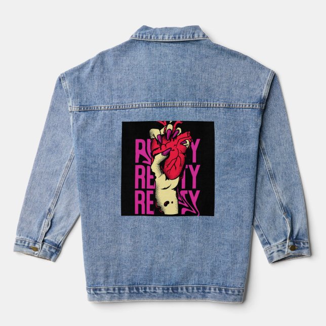 En Jean Veste Denim (Verso)