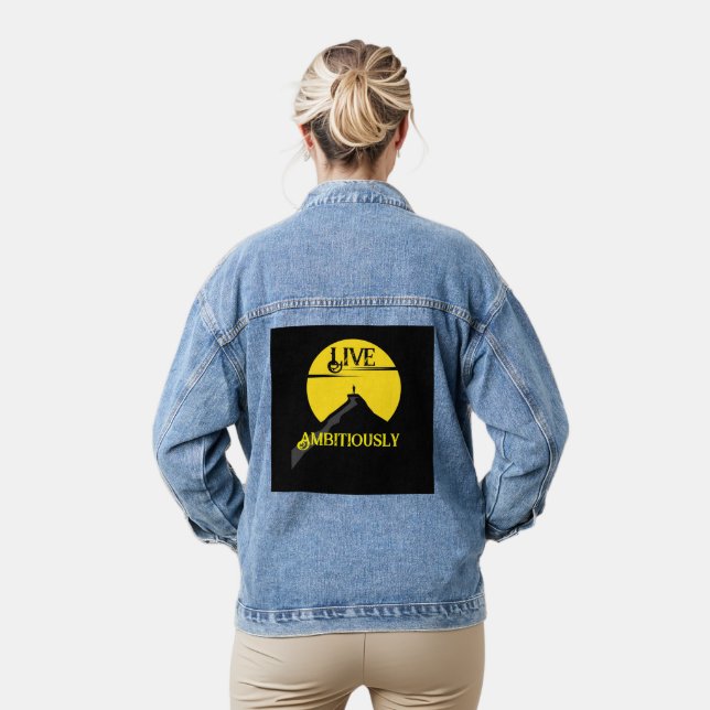 En Jean Veste Denim Ambitiment (Modèle)