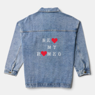 En Jean Veste Denim amusante avec texte - personnalisable