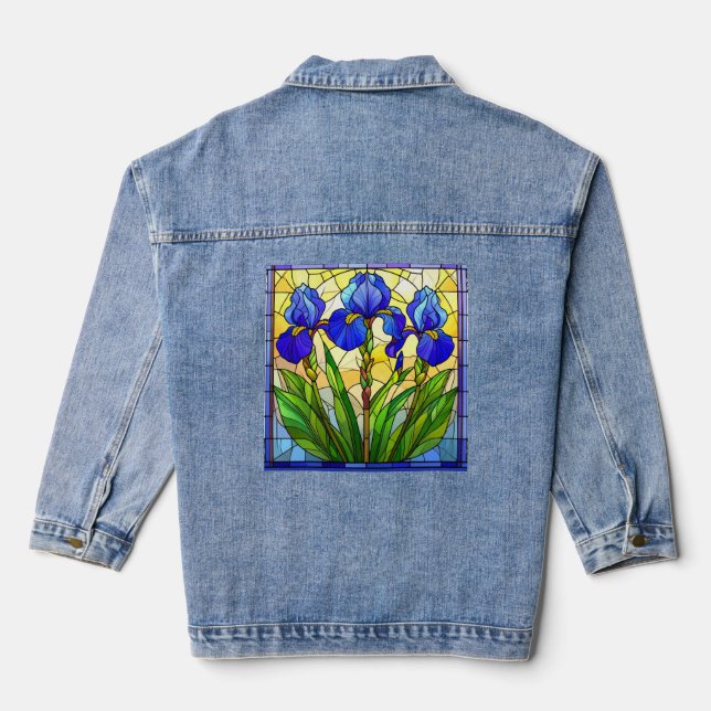 En Jean Veste Denim Artisan Blue Iris (Verso)