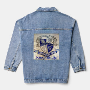 En Jean Veste Denim de l'escadron de vol