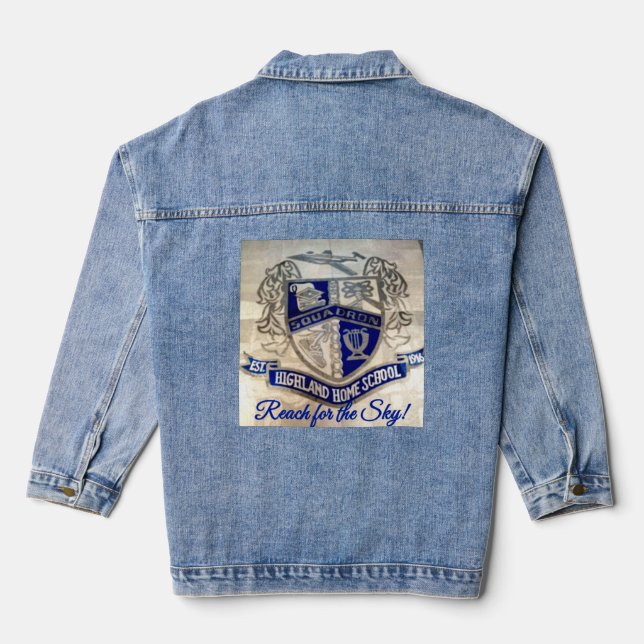 En Jean Veste Denim de l'escadron de vol (Verso)