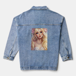 En Jean Veste Denim de mariée