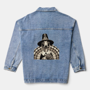 En Jean Veste Denim de Thanksgiving