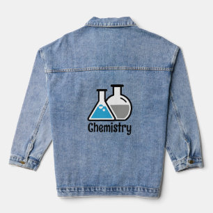 En Jean Veste Denim Design Bleu Beakers