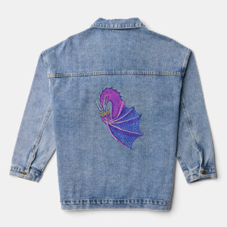 En Jean Veste Denim, dragon timide
