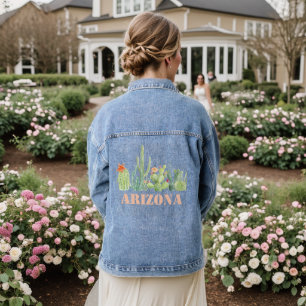 En Jean Veste Denim féminin Arizona Cactus