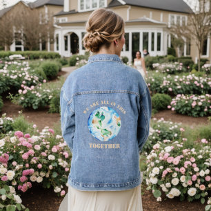 En Jean Veste Denim féminin du monde entier