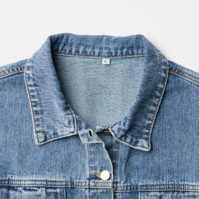 En Jean Veste Denim féminin WMS (Collier)
