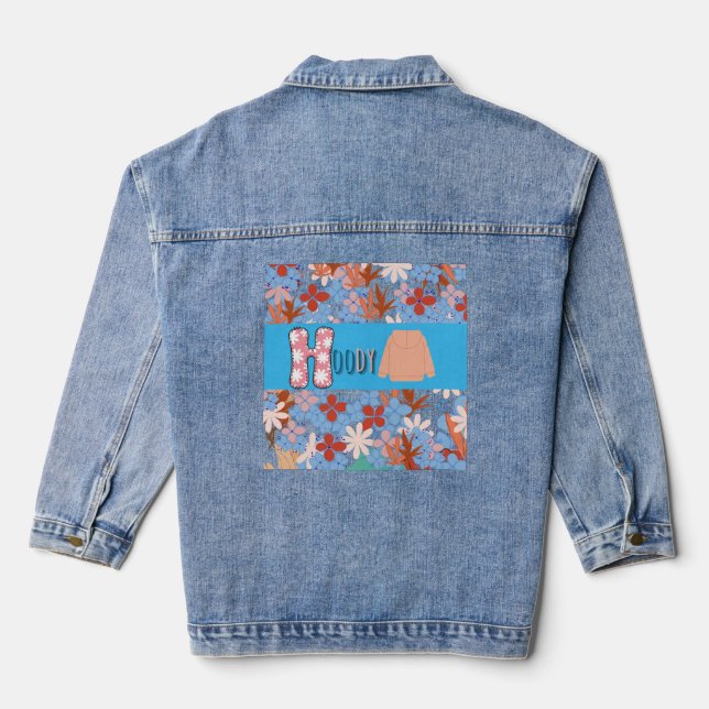 En Jean Veste Denim Femme (Jean Jacket) (Verso)