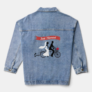 En Jean Veste Denim Femme Mariée