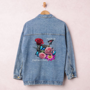 En Jean Veste Denim Femme Personnalisée