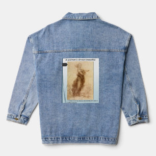 En Jean Veste Denim Femme Personnalisée (Jean Jacket), Den