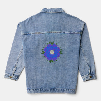 En Jean Veste Denim Fleur Ethereal