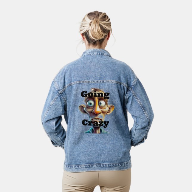 En Jean Veste Denim fou (Modèle)