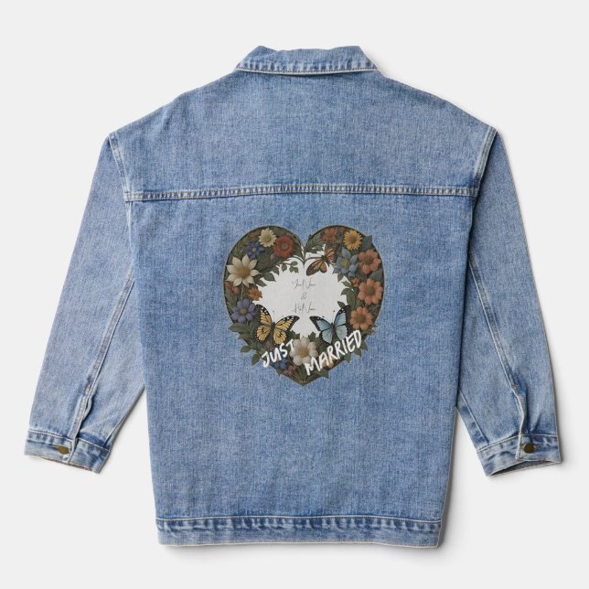 En Jean Veste Denim Juste Marié Thème HAMbWG (Verso)