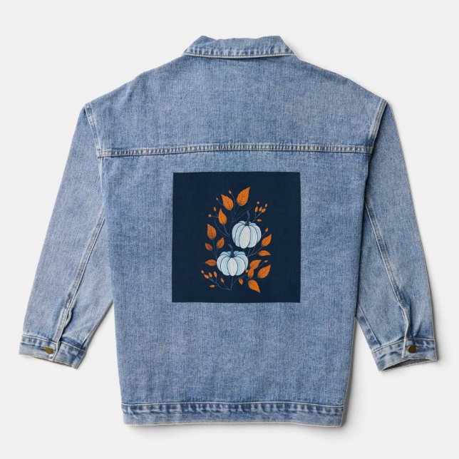 En Jean Veste Denim pour femme (Verso)