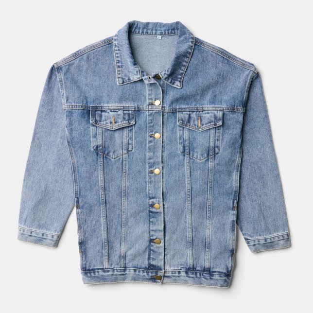 En Jean Veste Denim pour hibou de nuit simple (Recto)