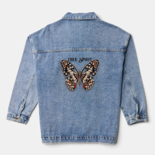 En Jean Veste Denim pour papillon Free Spirit