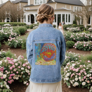 En Jean Veste Discus Fish Denim Jeans