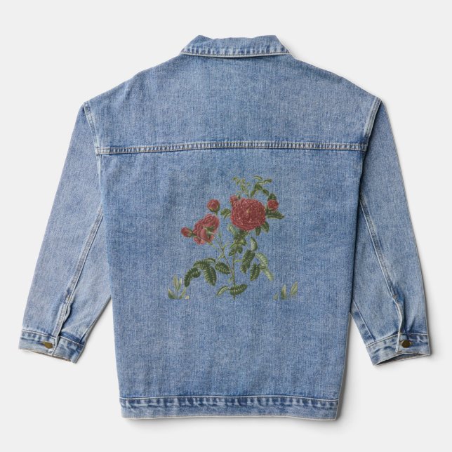 En Jean Veste Florale (Verso)