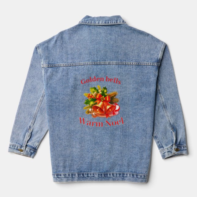 En Jean Veste Golden Bells Denim (Verso)