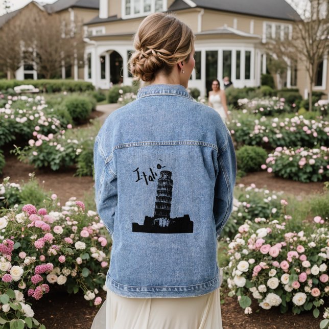 En Jean Veste Italia Denim (Mariage Retour)