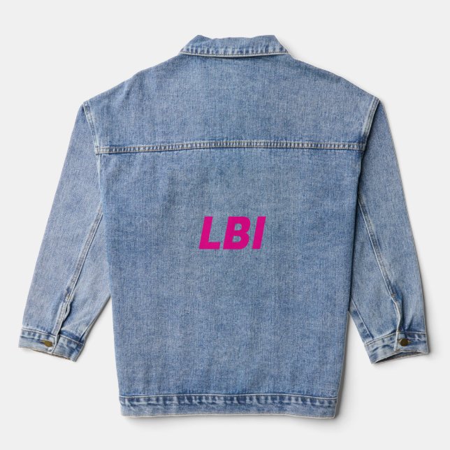 EN JEAN VESTE LBI PAR LBI APPAREL (Verso)