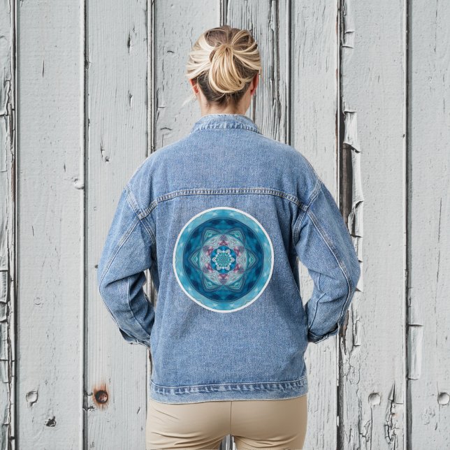 En Jean Veste Mandala 2 Denim (Créateur téléchargé)